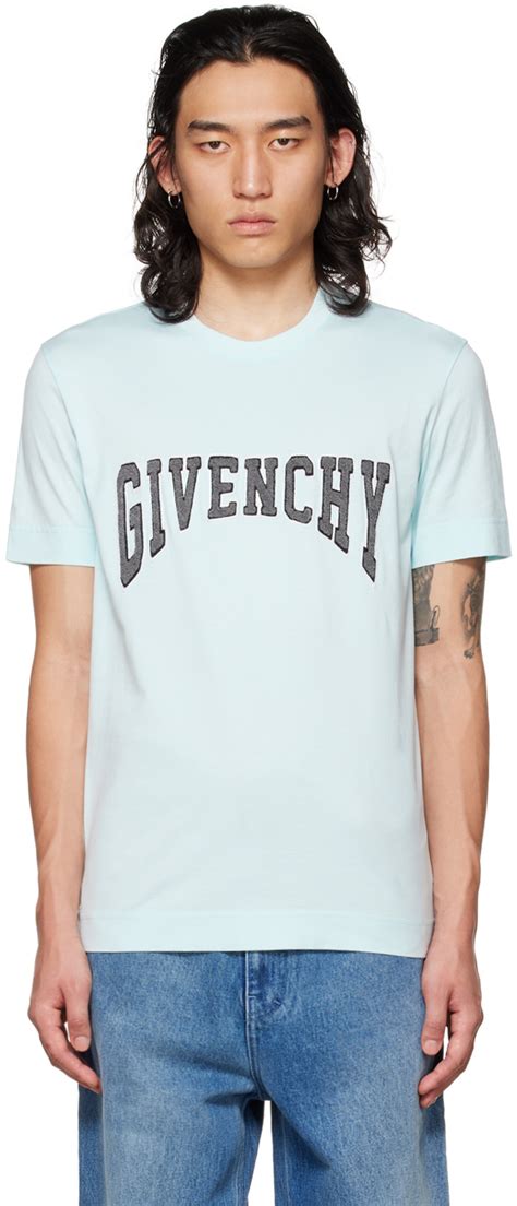 mens givenchy shirt blue|men's givenchy t shirt sale.